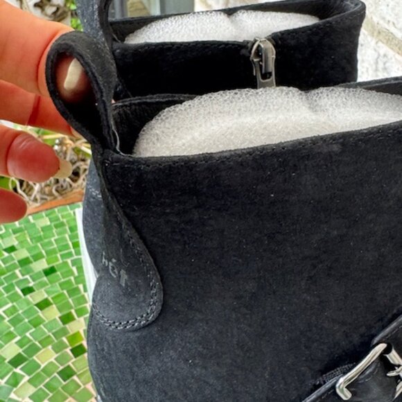 PROPET WOMENS MEMPHIS ROUND TOE ZIPPERED CASUAL BOOTS ANKLE 7-X Wide (2E) - Picture 7 of 13